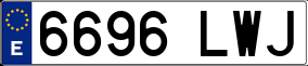 Truck License Plate